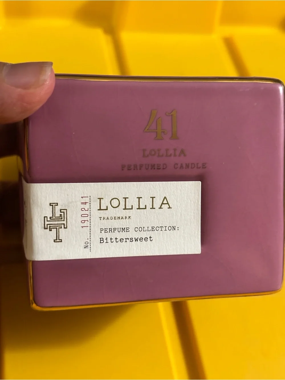 Anthropologie Lollia 41 by Margot Elena Bittersweet candle in Ceramic container